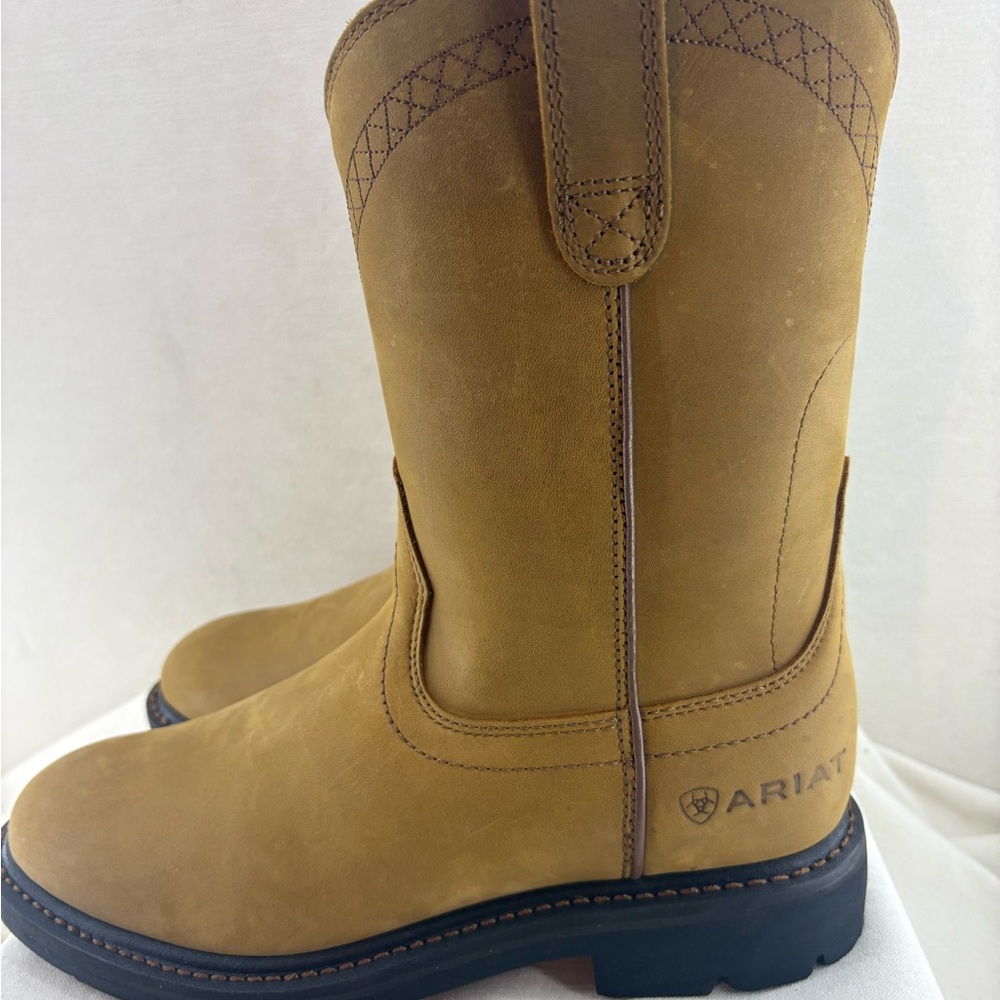 Ariat Work Men's Sierra Pull-On Western Work Boots, size 8D new in box